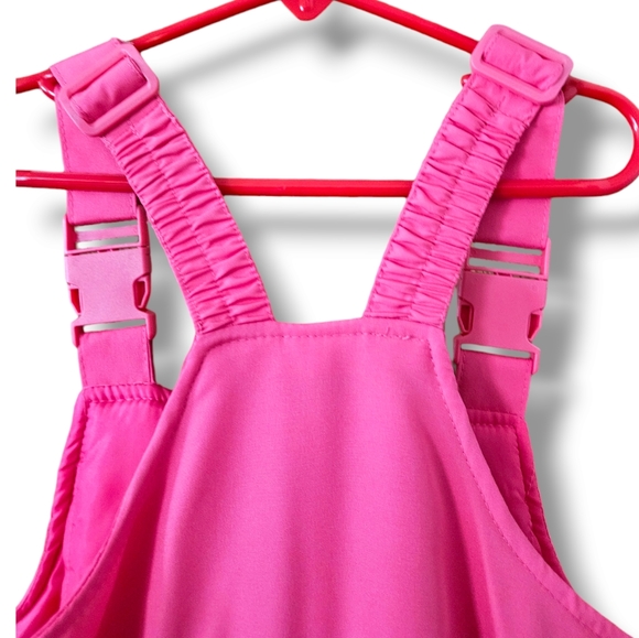 Pink Ski Overalls/Snowbibs, Size Large (10/12) - Picture 8 of 8